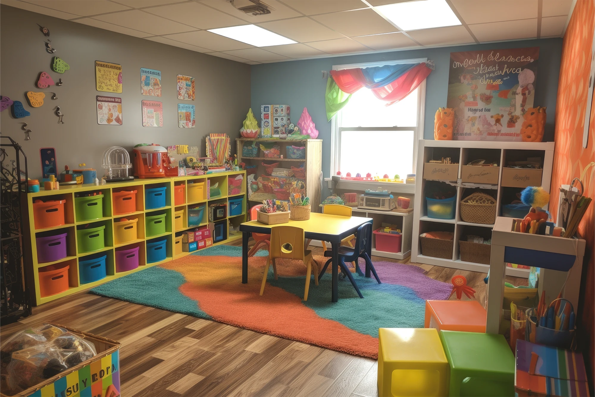 Sala de aula infantil.