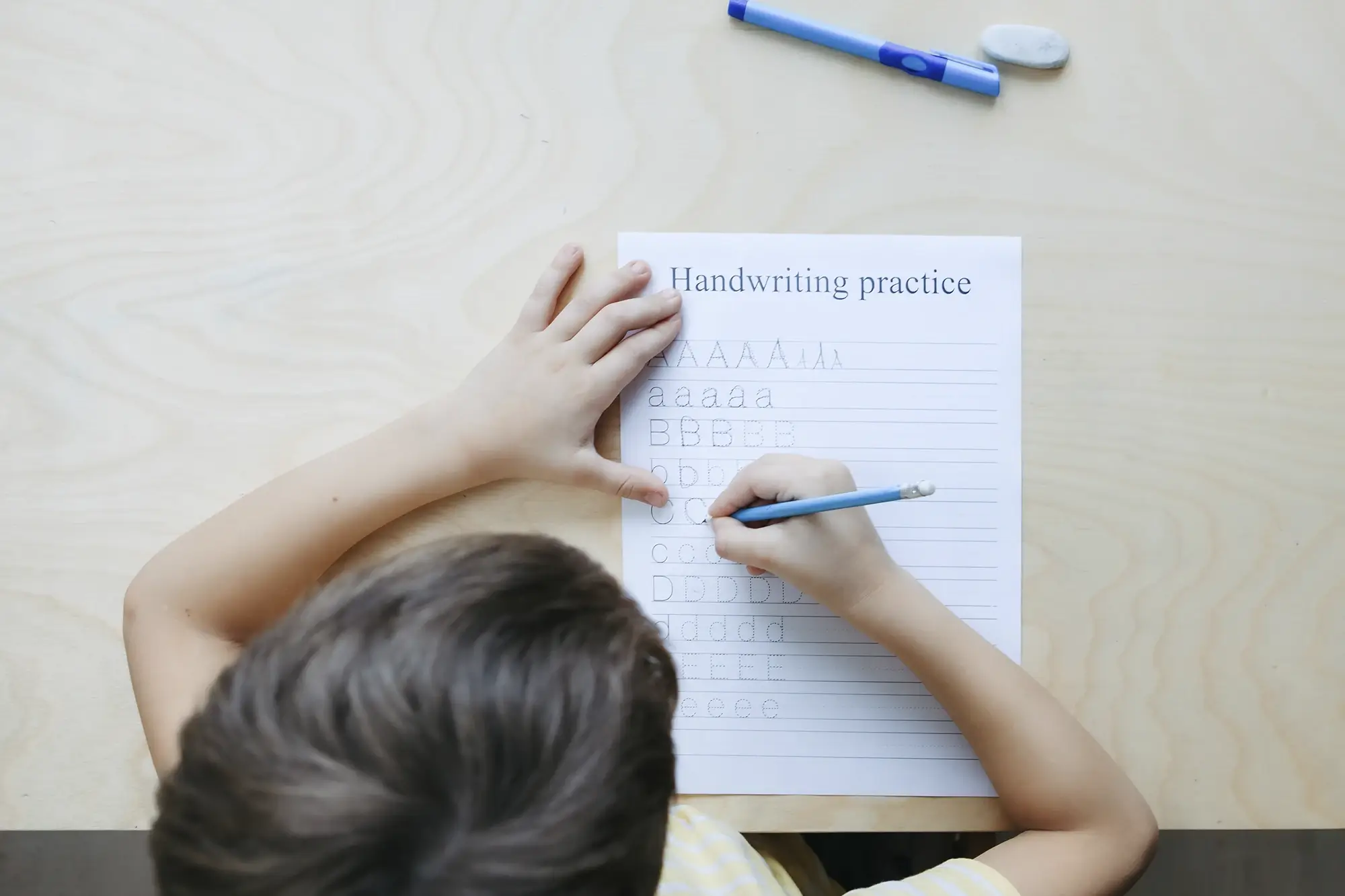 Como ensinar letra cursiva.